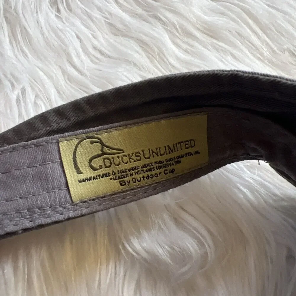 Ducks Unlimited Gray Sun visor One Size